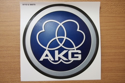 AKGのステッカー
